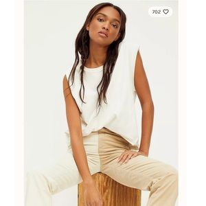 NWT Free People Kasee Muscle Tee sz S